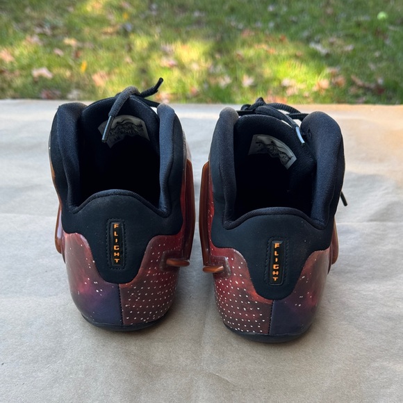 Nike Galaxy Print Sneakers with Orange Accents - Picture 3 of 4